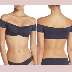 NEW Maaji Moonless Night Cumbia Off the Shoulder Bikini Top [SZ Small‎ ]